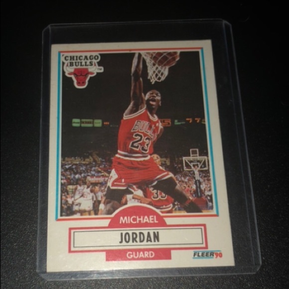 1990 Fleer 26 Michael Jordan Chicago Bulls card - Picture 6 of 7